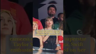 Taylor Swift Cheers on Travis Kelce at Super Bowl #taylorswift