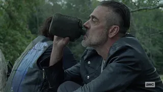 The Walking Dead S10E14 - Negan And Daryl Talk.