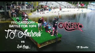 T.J. Andrews battle for TOP 4 Pro Watercross Flyboard world championship Naples 2017 - 4K