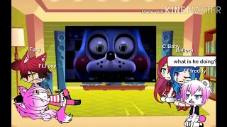 SL+ Foxy Reaction to the Bonnie song