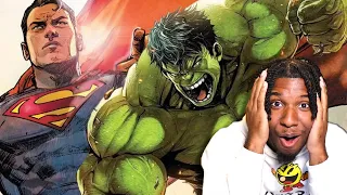 DC Vs MARVEL !!!!! Superman Vs Hulk Animation (Part1 & 2) Reaction