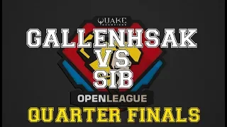 gallenhsak vs sib Quarter Finals - Quake Open League season 7 NA Elite