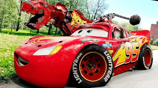 Lightning McQueen Escape the Dinosaurs | Cars of the Wild | Pixar Cars