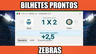 PALPITES DE FUTEBOL PARA HOJE 16/07/2020 COM PLACAR EXATO + ZEBRAS e BILHETES PRONTOS