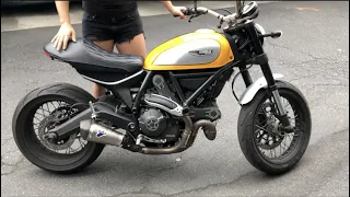 I rented a Ducati Scrambler on Twisted Road! +BONUS Safe Canyon Riding Tips!