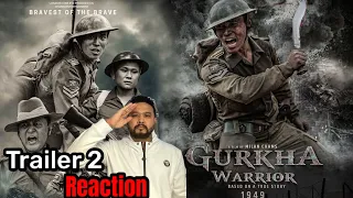 Nepali Movie GURKHA WARRIOR TRAILER 2 Reaction ✌️✌️#reaction#nepalimovie #review
