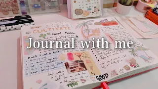 ASMR journal with me // Summer theme🌻 🌞