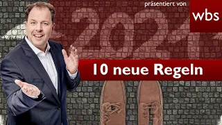 Neue Gesetze 2021 - 10 Dinge die sich ändern! | Anwalt Christian Solmecke