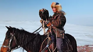 Life in the village and hunting wolves in the steppe