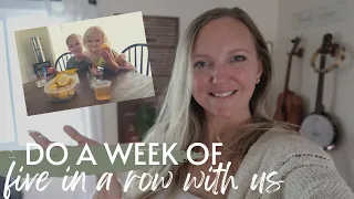 DO A WEEK OF FIVE IN A ROW WITH US || STEP-BY-STEP HOW I TEACH FIVE IN A ROW