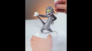 TOM & JERRY  CLAY SCULPTURE MAKING  #SHORT #SATISFYING