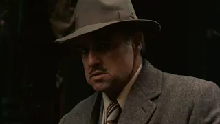 Godfather 1972:  Don Vito Corleone shooting