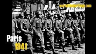 1941 Paris - Deutsche Besatzung - große Militärparade 1