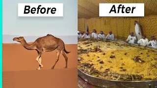 Food Tour in SAUDI ARABIA (Eating Camel and other Saudi Foods)