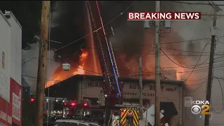 Crews Battle Fire At Auto Body Shop In McKeesport For Hours