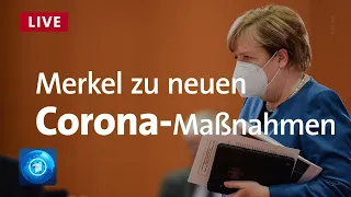 Bundeskanzlerin Merkel zu neuen Corona-Maßnahmen