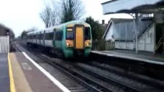 Electrostar Trains at Emsworth Station part 1