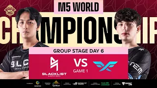 (FIL) M5 Group Stage Day 6 | BLCK vs FF | Game 1