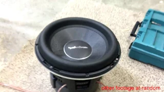 Rockfordfosgate T2 13 inch Subwoofer Install