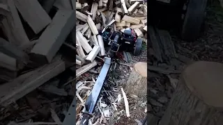 8 hours of log splitting