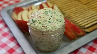 Garden Vegetable Cheese Spread ~ Summer Entertaining ~ Noreen's Kitchen