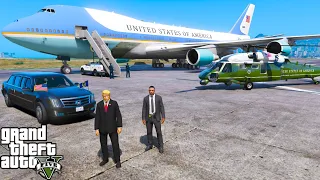 GTA 5 Mods President Trump Leaving The White House For The Final Time On Air Force One & Marine One