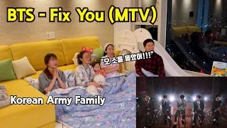 BTS - Fix You (Coldplay Cover) REACTION ｜MTV Unplugged ｜Korean Family's BTS Reaction
