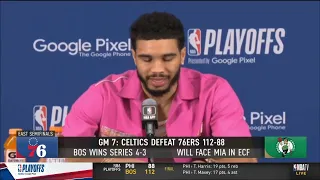 Jayson Tatum Post Game Interview | May 14 | Celtics vs 76ers Game 7