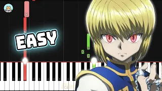 Hunter x Hunter ED 2 - "Hunting for your Dream" - EASY Piano Tutorial & Sheet Music