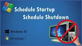 How to setup Schedule power on and  shutdown any windows system.