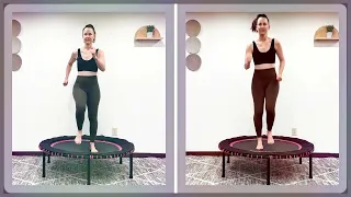 Rebounding Health Bounce +7  Beginner Exercises + Stretching Using The Leaps And Rebounds Rebounder!