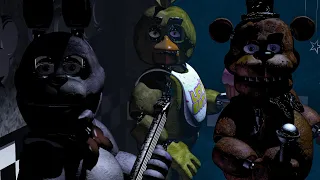 FNAF 1 Cam Locations (Brightened And Saturated)