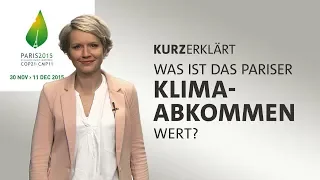 #kurzerklärt: Was ist das Pariser Klimaabkommen wert?