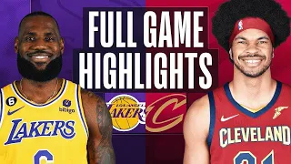 Los Angeles Lakers vs. Cleveland Cavaliers Full Game Highlights | Dec 6 | 2022 NBA Season