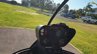 Start up to take off of Robinson R44