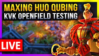 Huo Qubing (maxed) KVK openfield testing 🔥