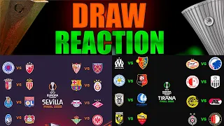Europa League and Conference League Draw Reaction Round of 16