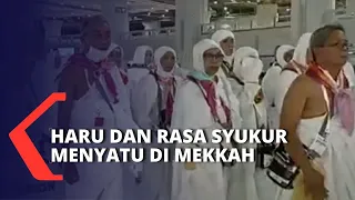 Di Mekkah, Jemaah Haji Indonesia Tak Dapat Menahan Haru Karena Bisa ke Tanah Suci & Lakukan Tawaf