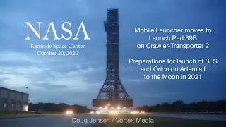 NASA: Mobile Launcher Moves to Launch Pad 39B - Shot with Sony PXW-Z750