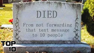 Top 10 Scary Messages Found On Graves