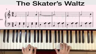 The Skaters’ Waltz   《溜冰華爾茲》piano + sheet  music