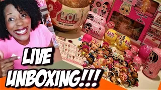 LOL Surprise: Live LOL Surprise Dolls Unboxing Underwraps Wave 1