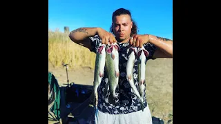 Lassen Trout fishing at (Contra Loma Reservoir)(2021)(rip jewelz) caught my limit ‼️‼️