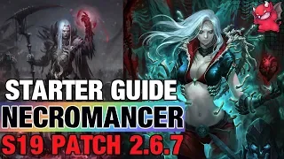 Necromancer Starter Build Season 19 Guide Diablo 3 Patch 2.6.7 Rathma