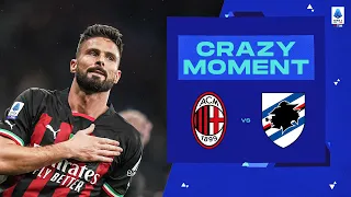 Giroud scores a brace in 6 minutes | Crazy Moment | Milan-Sampdoria | Serie A 2022/23