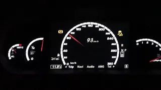 Mercedes-Benz S63 AMG W221 6.2 V8 (525HP) Acceleration 0-250 KM/H