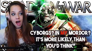 Lauren Reacts! *Cyborgs? In MY Mordor?* Shadow of War: THE IMMORTAL MACHINE EMERGES-TearofGrace