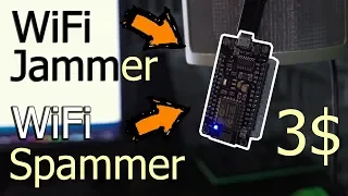 КАК ЗАСПАМИТЬ WIFI СЕТЬ ЧЕРЕЗ WIFI JAMMER