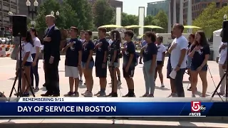 9/11 day of service in Boston