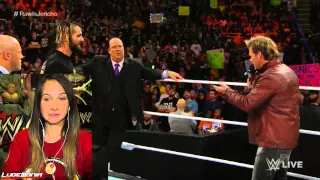 WWE Raw 12/15/14 Jericho Challenges Paul Heyman LMAO Live Commentary